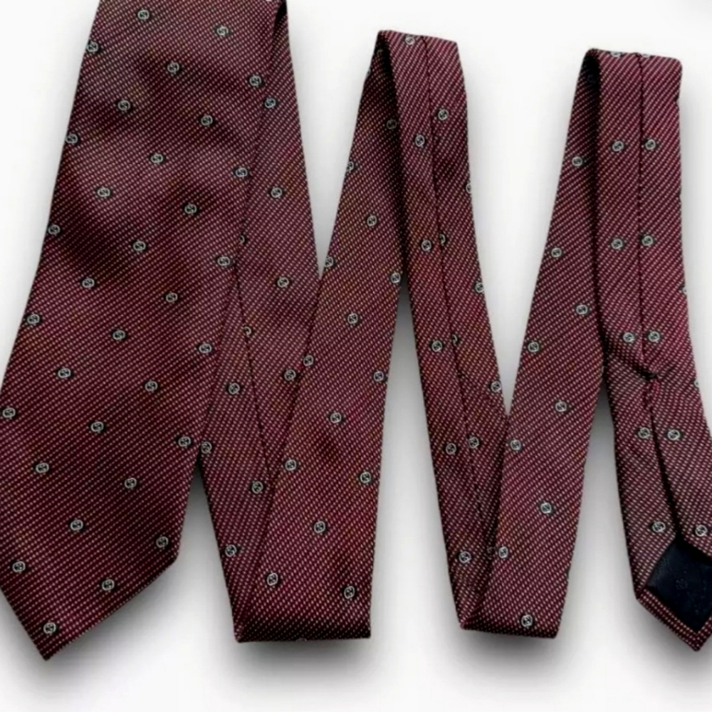 Gucci Logo Patterned Tie